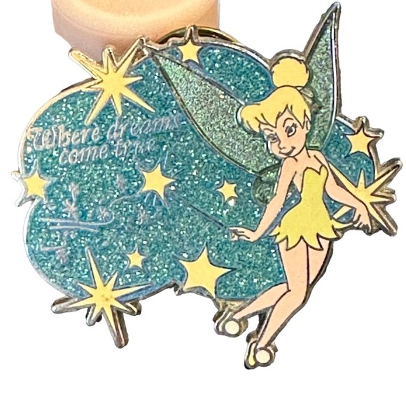 Disney Where Dreams Come True Tinker Bell Pin Official Trading Pin Authentic - Picture 1 of 6